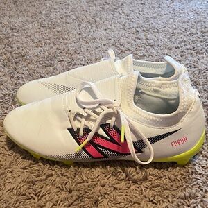 White Soccer Cleats - new balance Furon